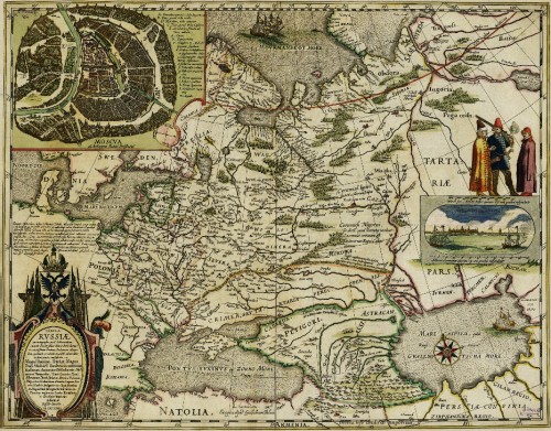 Карта Федора Годунова 16 век