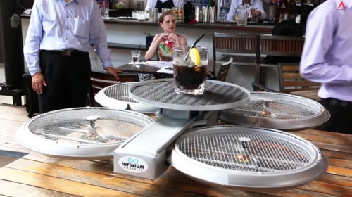 Дроны Infinium Robotics в ресторанах