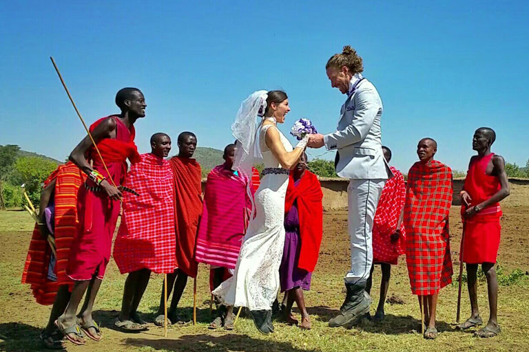 Красота свадебной церемонии в племени Масаи
