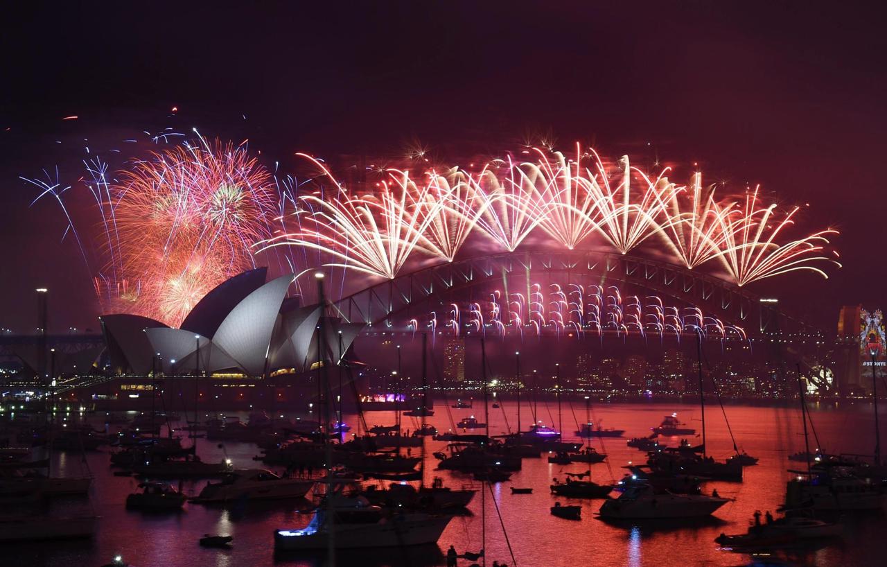Сидней первым засверкал в 2016 году