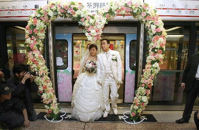 Китайская свадьба на поезде