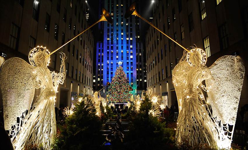 Рождественская елка в Нью-йорке