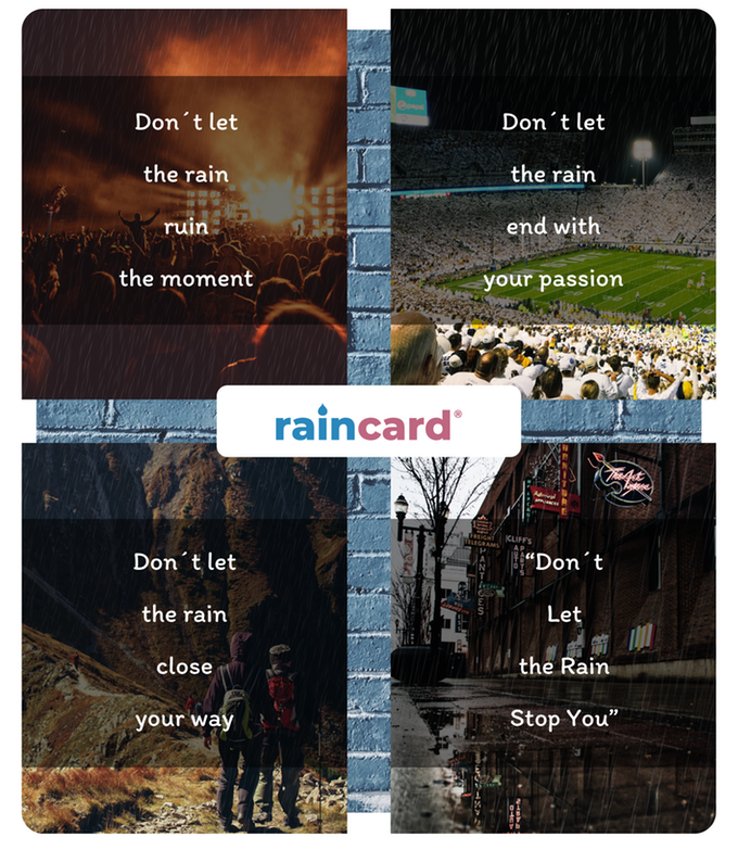 Raincard - новое слово для защиты от дождя