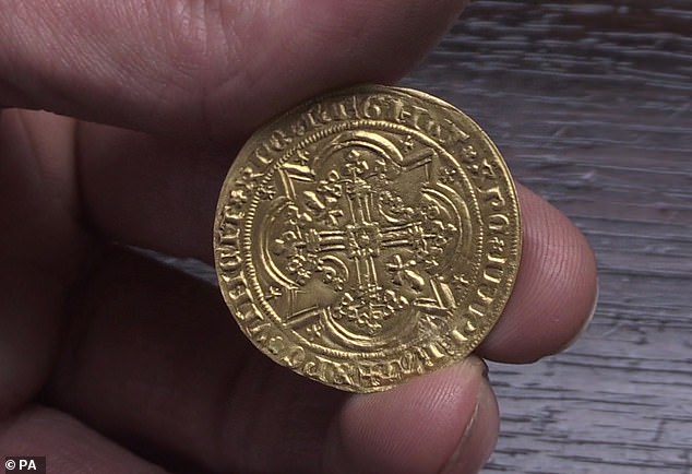 old gold coin