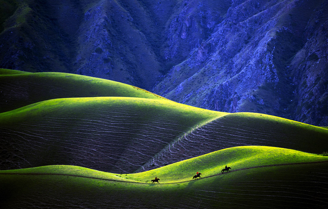 Красота долины Йили в Китае