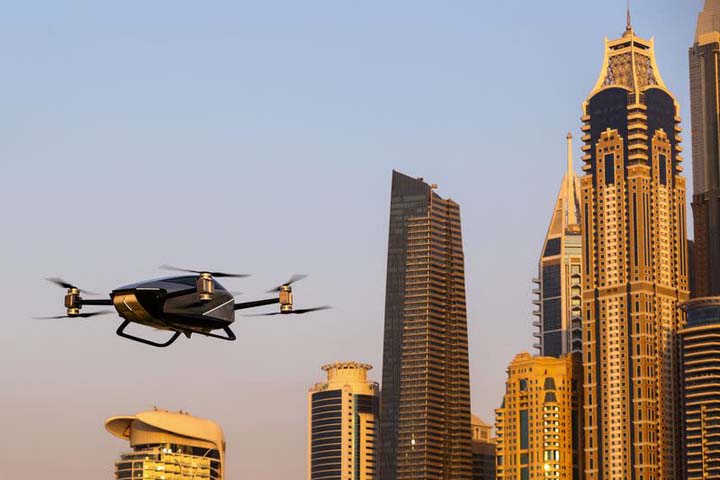В Эмиратах презентовали летающее авто XPeng G2