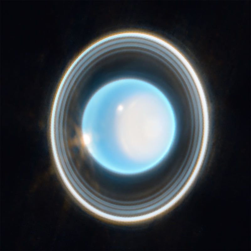 Телескоп «Джеймс Уэбб» сфотографировал Уран