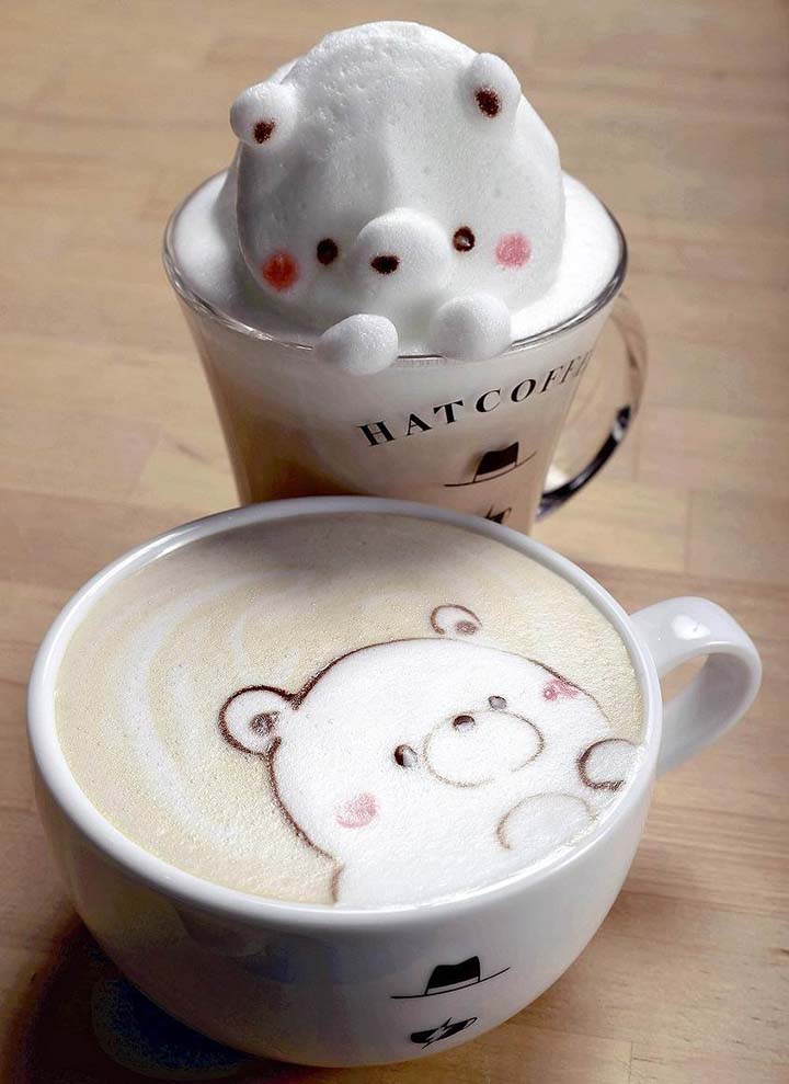 3D Latte Art Magic at Hatcoffee6