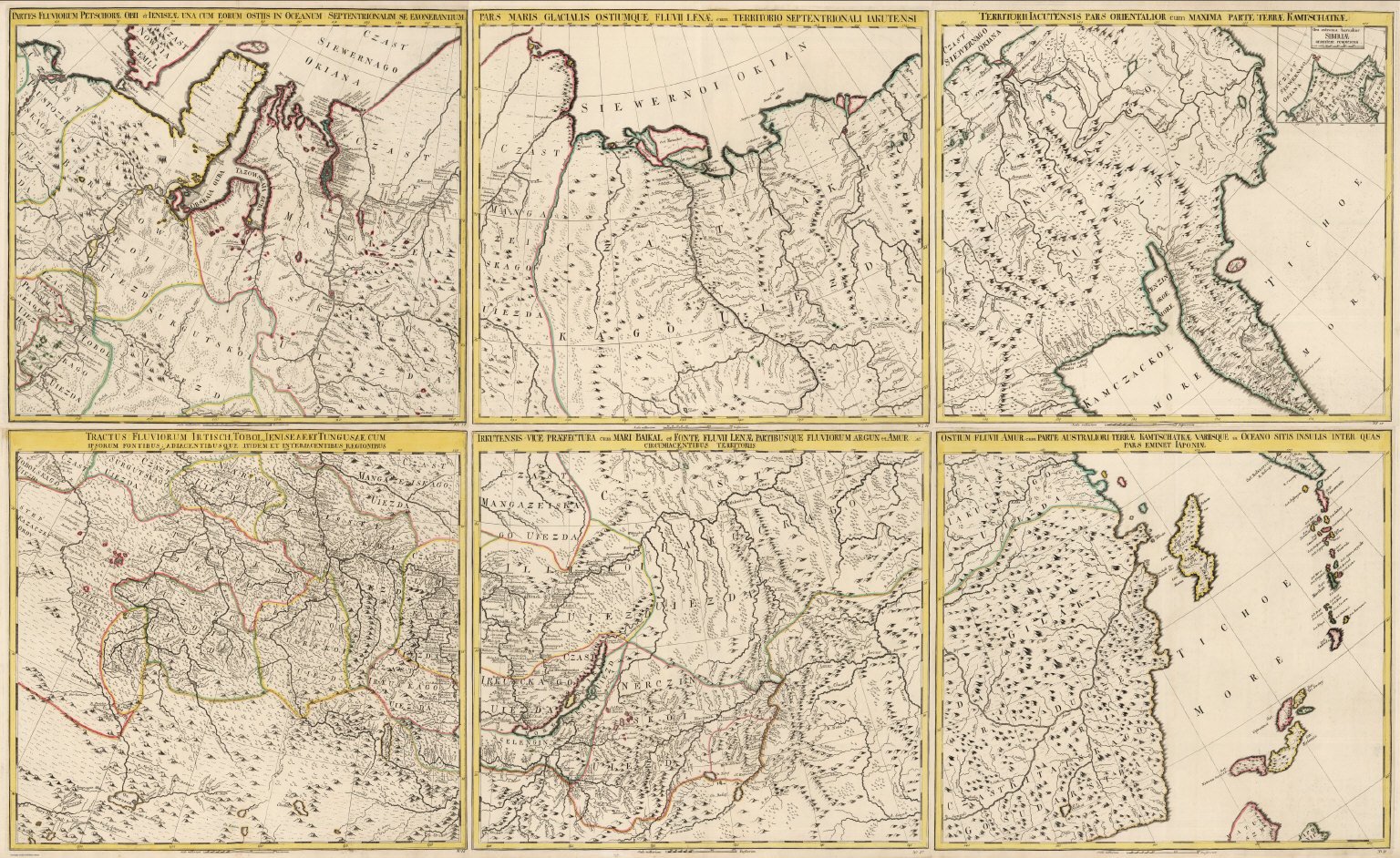 Карта сибири 1500 года