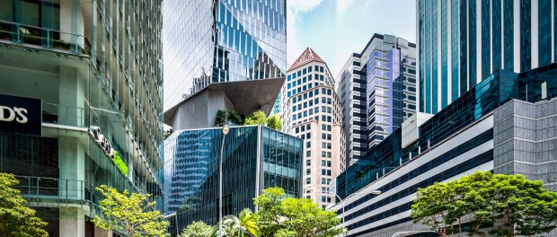 Американцы построили в Сингапуре парящий небоскреб